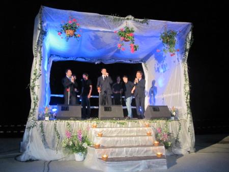 Sprejem udeležencev XII. mednarodnega spusta murskih ladij -Mura 2014, na Gibini 15